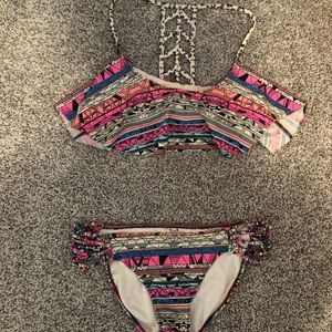 Multicolored Tribal Bikini